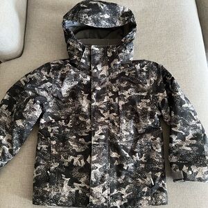 Columbia Kids' Black and White Camo Puffer Jacket